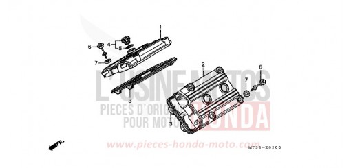 COUVERCLE DE CULASSE ST1100R de 1994